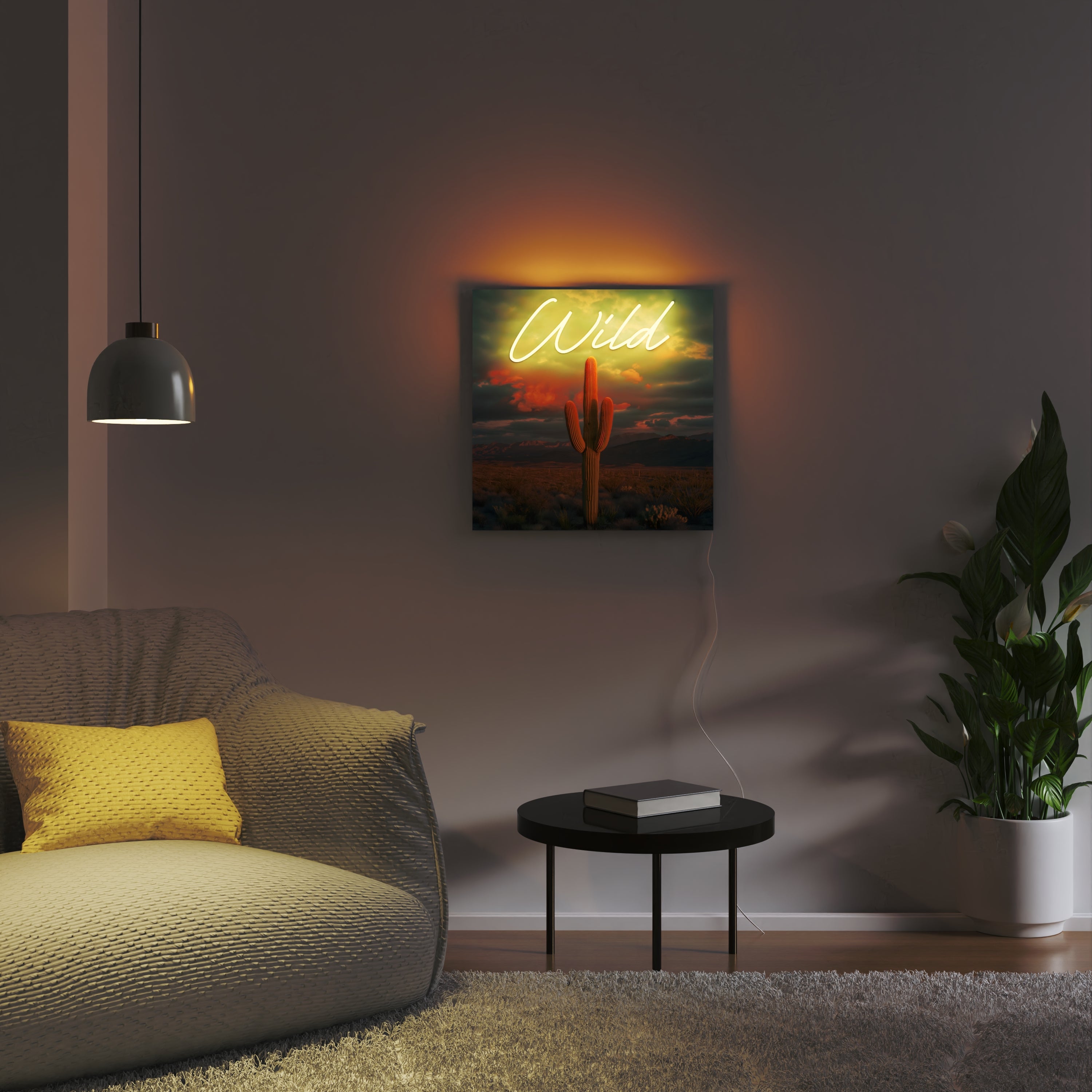 Wild by Yellowpop Wonderland, Zeichen aus Neon-LEDs